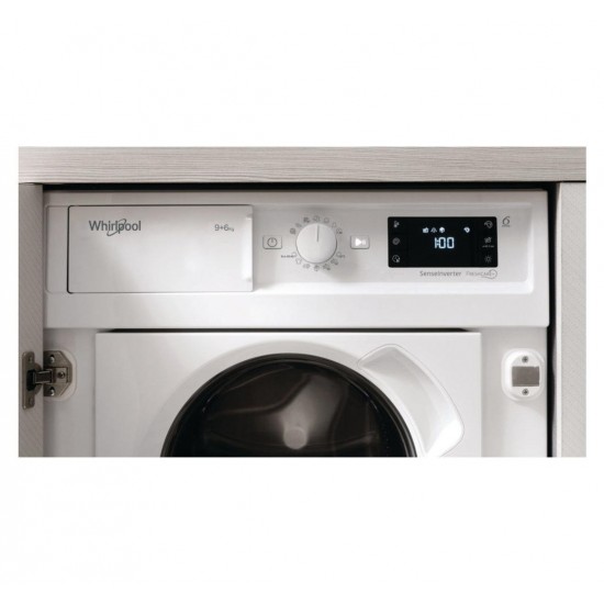 Whirlpool BIWDWG961484 EU Εντοιχιζόμενο Πλυντήριο-Στεγνωτήριο (9/6Kg) 1400rpm Α+++