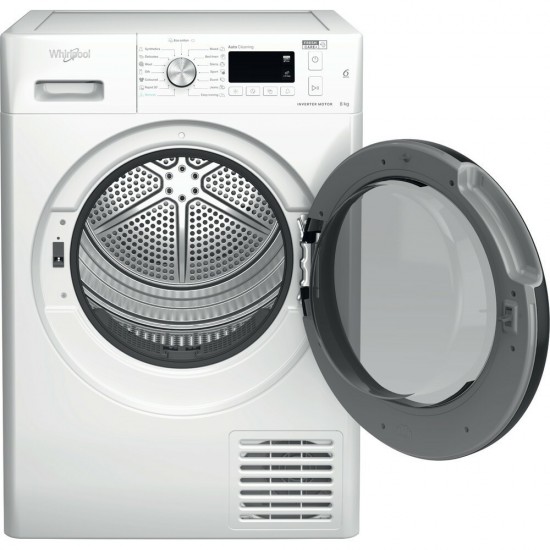 Whirlpool FFT M11 8X3BY EE Στεγνωτήριο (8kg) A+++ με Αντλία Θερμότητας, Soft Move:,FRESH CARE,Πολωνίας