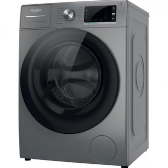 Whirlpool W6 W945SB EE Πλυντήριο Ρούχων 9kg με Ατμό 1400 Στροφών Γκρι,Προγράμματα 24, Steam Refresh,Steam Hygiene: