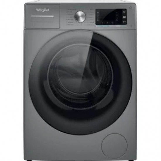 Whirlpool W6 W945SB EE Πλυντήριο Ρούχων 9kg με Ατμό 1400 Στροφών Γκρι,Προγράμματα 24, Steam Refresh,Steam Hygiene: