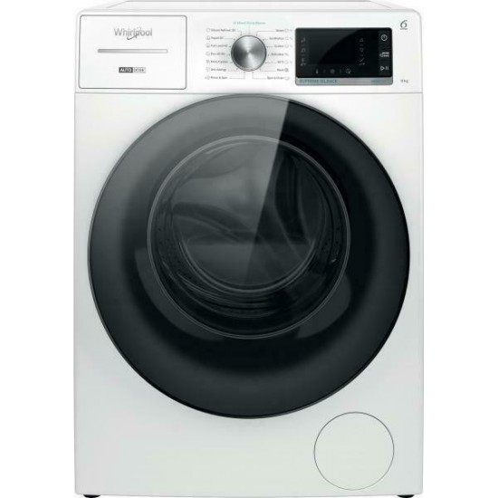 Whirlpool W8 W946WB EE Πλυντήριο Ρούχων 9kg 1400 Στροφών,AutoDose (Αυτόματη δοσολογία),Steam Hygiene,Steam Refresh,Προγράμματα 24