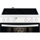 Zanussi ZCV 65030WA Κουζίνα (72lt) με Εστίες Κεραμικές (60cm) Λευκή A