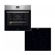 Zanussi ZOHEF2X + ZHRN641K Φούρνος multifunction72lt, ΙΝΟΧ,Πιεζόμενοι διακόπτες, μεΚεραμικές Εστίες Π59.4εκ. 