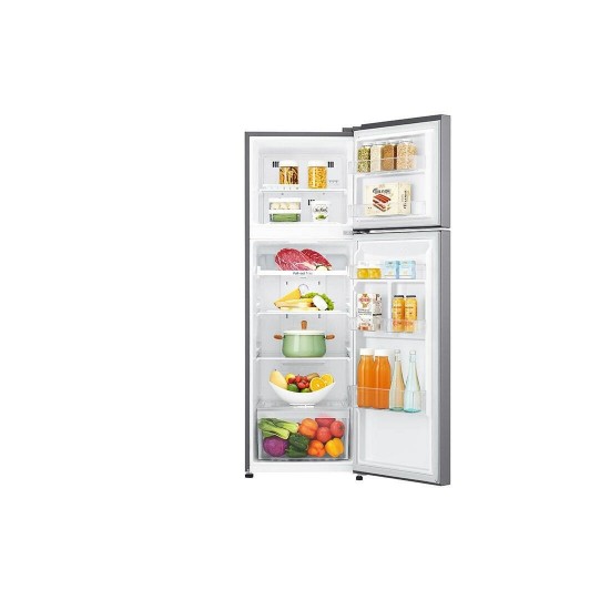 LG GTB362PZCMD Ψυγείο Δίπορτο (254lt) NoFrost Υ166.5xΠ55.5xΒ62εκ. Inox