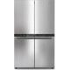 Whirlpool WQ9 E1L Ψυγείο Ντουλάπα (677lt) Full No Frost A+ Inox (187x90,9x70)